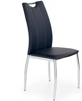 Čalúnené stoličky Stolička W148 čierna