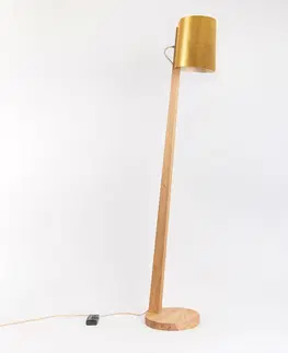 Stojacie lampy Almut von Wildheim ALMUT 1411 stojaca lampa valcovitá Ø 30 cm ananás
