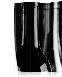 Paravány Paraván Wine Bottles Dekorhome 135x172 cm (3-dielny)