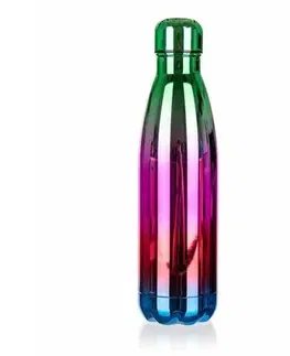 Termosky a termohrnčeky Banquet Termo fľaša FLAMENCO 500 ml, dúhová zelená