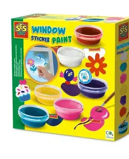 Drevené hračky Ses Okenné farby na maľovanie
