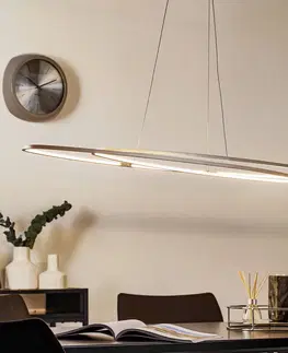 Závesné svietidlá BOPP Bopp Flair – oválna závesná LED lampa, hliník