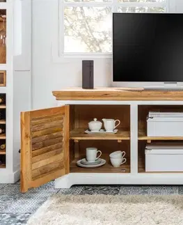 TV stolíky LuxD Dizajnový TV stolík Rodney 160cm mango