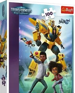 Hračky puzzle TREFL - Puzzle 100 - Tím Transformerov / Transformers