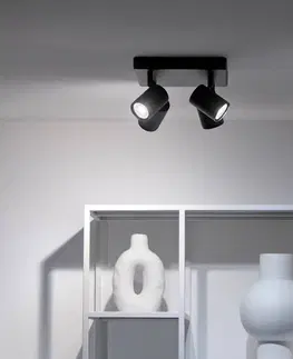 SmartHome bodové svetlá WiZ WiZ LED stropný spot Imageo, 4fl square black