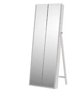 Zrkadlá Zrkadlo s úložným priestorom na bižutériu, biela, ONEON