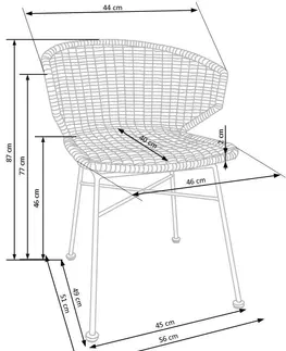 Jedálenské stoličky a kreslá Jedálenská stolička K407 Halmar