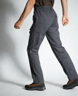 mikiny Odolné kapsáčové nohavice Steppe 300 sivé