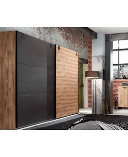 Šatníkové skrine s posuvnými dverami Šatníková skriňa Detroit Šírka 250cm