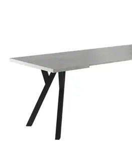 Jedálenské stoly KARLOS jedálenský stôl, betón / čierna