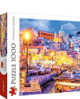 Hračky puzzle TREFL - Puzzle 1000 - Ostrov Procida v noci, Taliansko