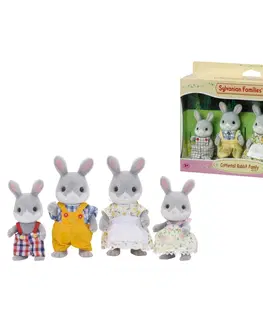 Hračky - figprky zvierat SYLVANIAN FAMILY - Rodina šedých králikov
