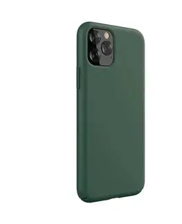 Puzdrá na mobilné telefóny Devia kryt Nature Series Silicone Case pre Apple iPhone 11 Pro, zelené 6938595332876
