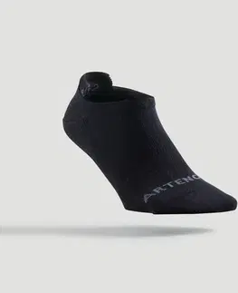 bedminton Športové ponožky RS 160 nízke čierne 3 páry