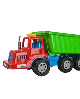 Hračky - dopravné stroje a traktory BAYO - Detské nákladné sklápacie auto Rambo 80 cm