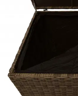 Príslušenstvo DEOKORK Box na podušky 90 x 90 cm BORNEO LUXURY (hnedá)