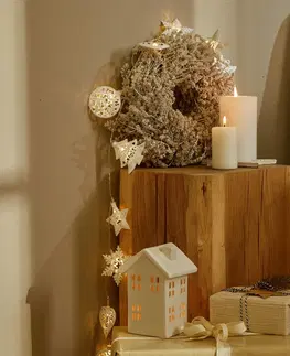 Vianočné dekorácie Svietiaca girlanda s vianočnými motívmi