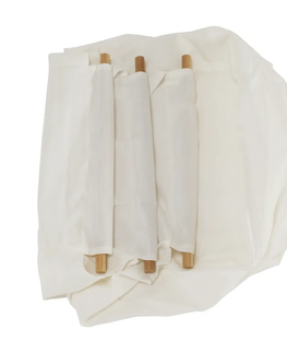 Koše na bielizeň KONDELA Menork kôš na prádlo biela