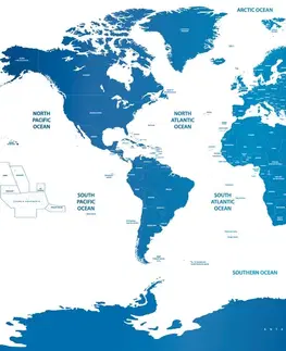 Tapety mapy Tapeta mapa sveta s jednotlivými štátmi