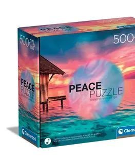 Hračky puzzle CLEMENTONI - Puzzle 500 dielikov Peace - Living the Present