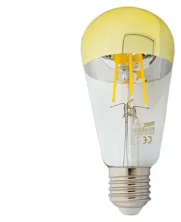 Žiarovky  LED Žiarovka so zrkadlovým vrchlíkom DECOR MIRROR ST64 E27/8W/230V 4200K zlatá 