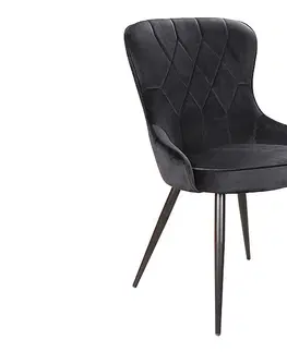 Jedálenské stoličky FUREL jedálenská stolička, čierna