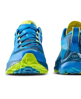 Pánske tenisky Pánske trailové topánky La Sportiva Jackal II Electric Blue/Lime Punch - 46