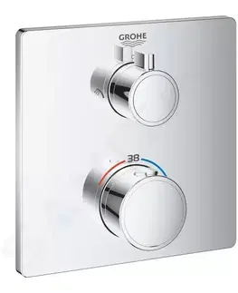 Kúpeľňové batérie GROHE - Grohtherm Termostatická sprchová batéria na 2 spotrebiče, chróm 24079000