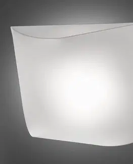 Nástenné svietidlá Axo Light Axolight Stormy nástenné svetlo textil biele 100cm