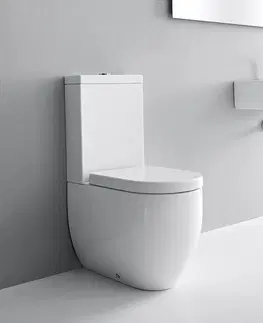 Kúpeľňa KERASAN - FLO WC kombi misa 36x60cm, spodný/zadný odpad, biela 311701