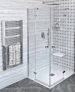 Sprchové dvere POLYSAN - FORTIS obdĺžniková sprchová zástena 800x900 rohový vstup FL1080LFL1090R