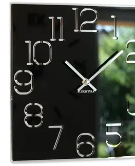 Hodiny Nástenné akrylové hodiny Digit Flex z120-1-0-x, 30 cm, čierne