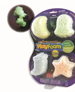Kreatívne a výtvarné hračky PEXI - Playfoam Boule 4Pack-svietiaci (Cz/Sk)