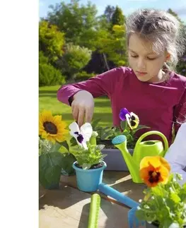 Hračky na záhradu Set pre deti s kvetináčmi, truhlíkmi fólia candy mix