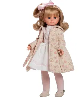 Hračky bábiky BERBESA - Luxusná detská bábika-dievčatko Flora 42cm