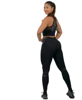 Dámske klasické nohavice Legíny Nebbia FIT Activewear 443 Black - XS