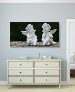 Obrazy anjelov Obraz dvojica malých anjelov