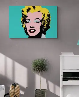 Pop art obrazy Obraz ikonická Marilyn Monroe v pop art dizajne