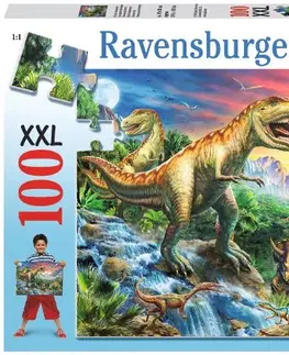 Hračky puzzle RAVENSBURGER - Dinosaury 100D Xxl