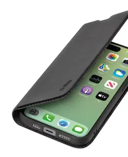 Puzdrá na mobilné telefóny Puzdro SBS Book Wallet Lite pre Apple iPhone 15 Pro Max, čierne TEBKLITEIP1567PK