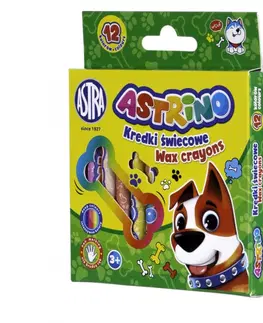 Hračky ASTRA - ASTRINO Detské voskové farbičky, sada 12ks, 316121003