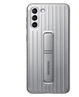Puzdrá na mobilné telefóny Zadný kryt Protective Standing Cover pre Samsung Galaxy S21 Plus - G996B, svetlo-sivá (EF-RG996C) EF-RG996CJEGWW