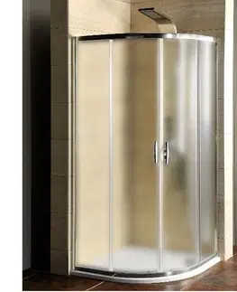 Sprchové dvere GELCO -  štvrťkruhová sprchová zástena 900x900x1900, sklo BRICK AG4295