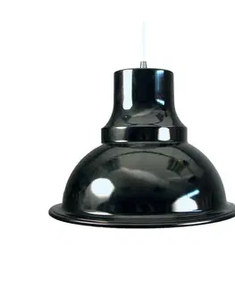 Závesné svietidlá Aluminor Aluminor Loft závesné svietidlo, Ø 39 cm, čierna