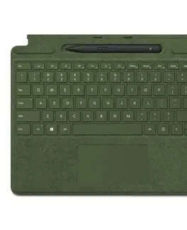 Klávesnice Klávesnica a pero Microsoft Surface Pro Signature CZSK + Slim Pen 2, zelená 8X6-00142