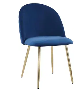 Stoličky do jedálne Jedálenská stolička Artdeco Modrá