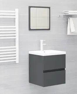 Kúpeľňové skrinky Skrinka pod umývadlo 41 cm Dekorhome Čierna