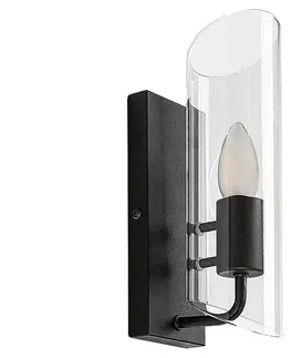 Svietidlá Rabalux Rabalux 75027 - Kúpeľňové nástenné svietidlo TEODORO 1xE14/12W/230V IP44 čierna 
