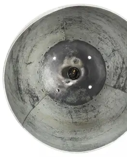 Osvetlenie Závesná lampa strieborný kov Dekorhome 42 cm