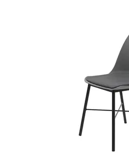 Stoličky - moderné Furniria 24061 Dizajnová stolička Jeffery sivá